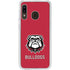 University of Georgia Bulldogs Logo Galaxy A20 Clear Case